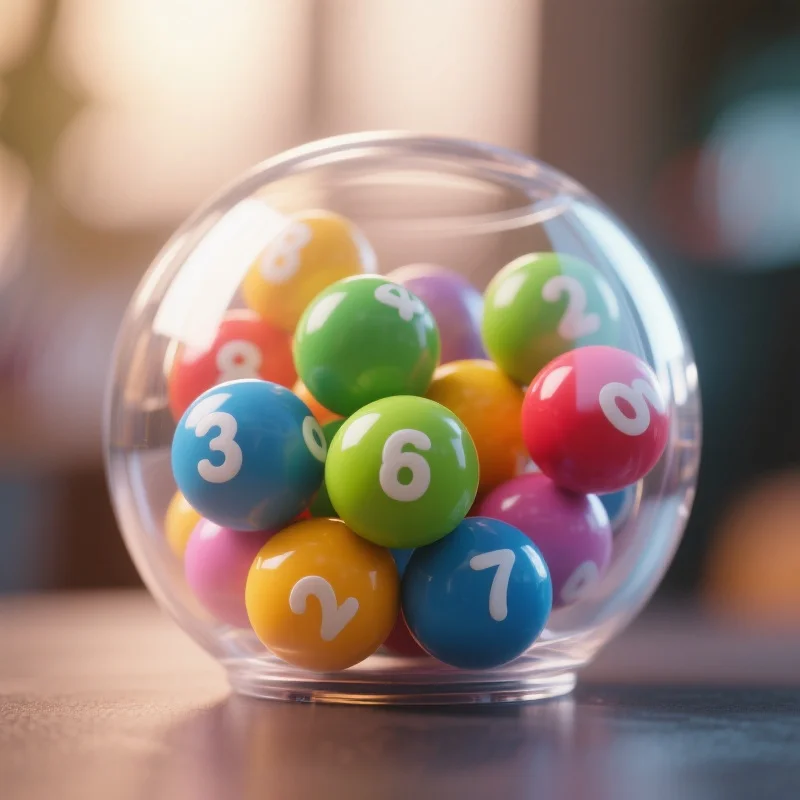 随机滚动的数字球